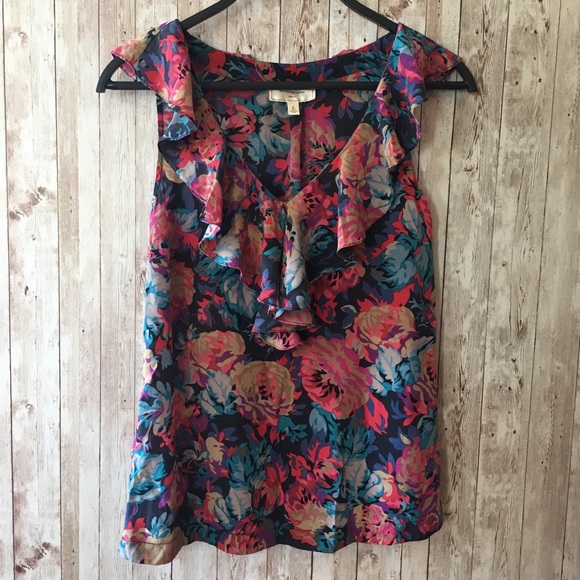 Anthropologie Tops - Anthropologie Moulinette Soeurs Silk Floral Top